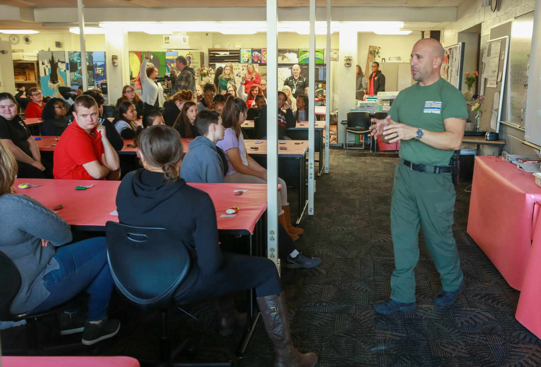 Active shooter art project